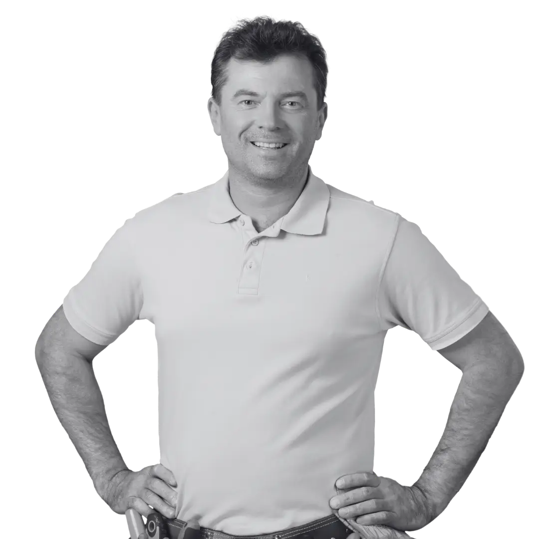 heating engineer smiling